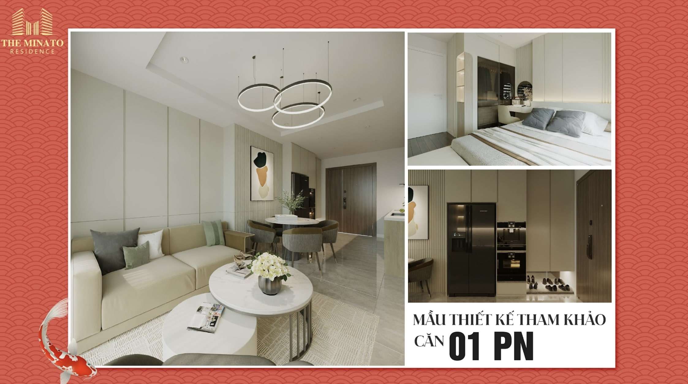 Căn hộ 1 PN tại The Minato Residence Hải Phòng